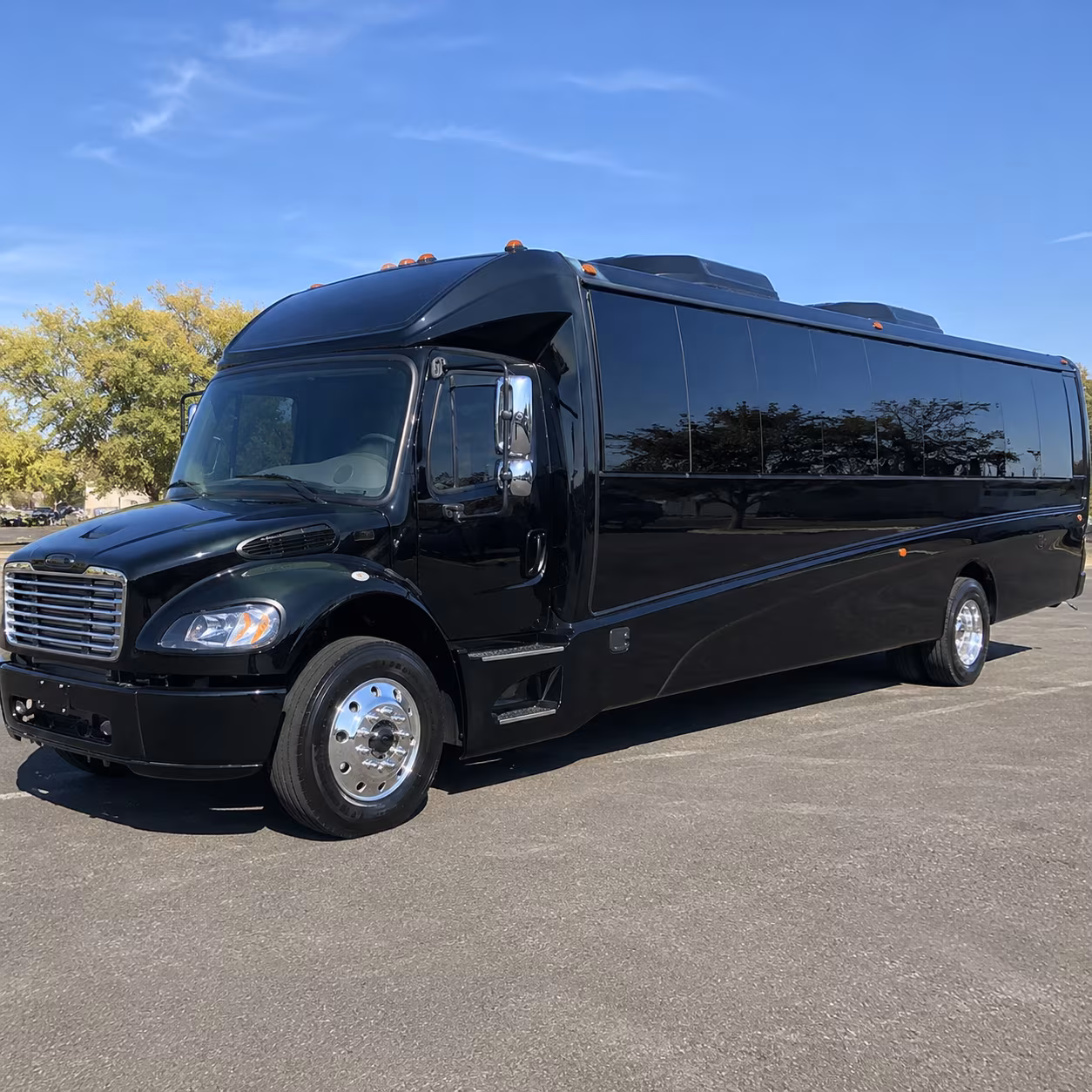 College Station Airport Shuttle & Transportation party bus exterior