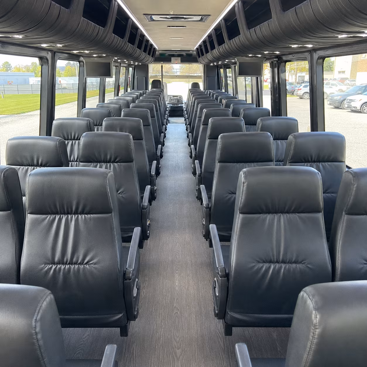 College Station Airport Shuttle & Transportation party bus exterior