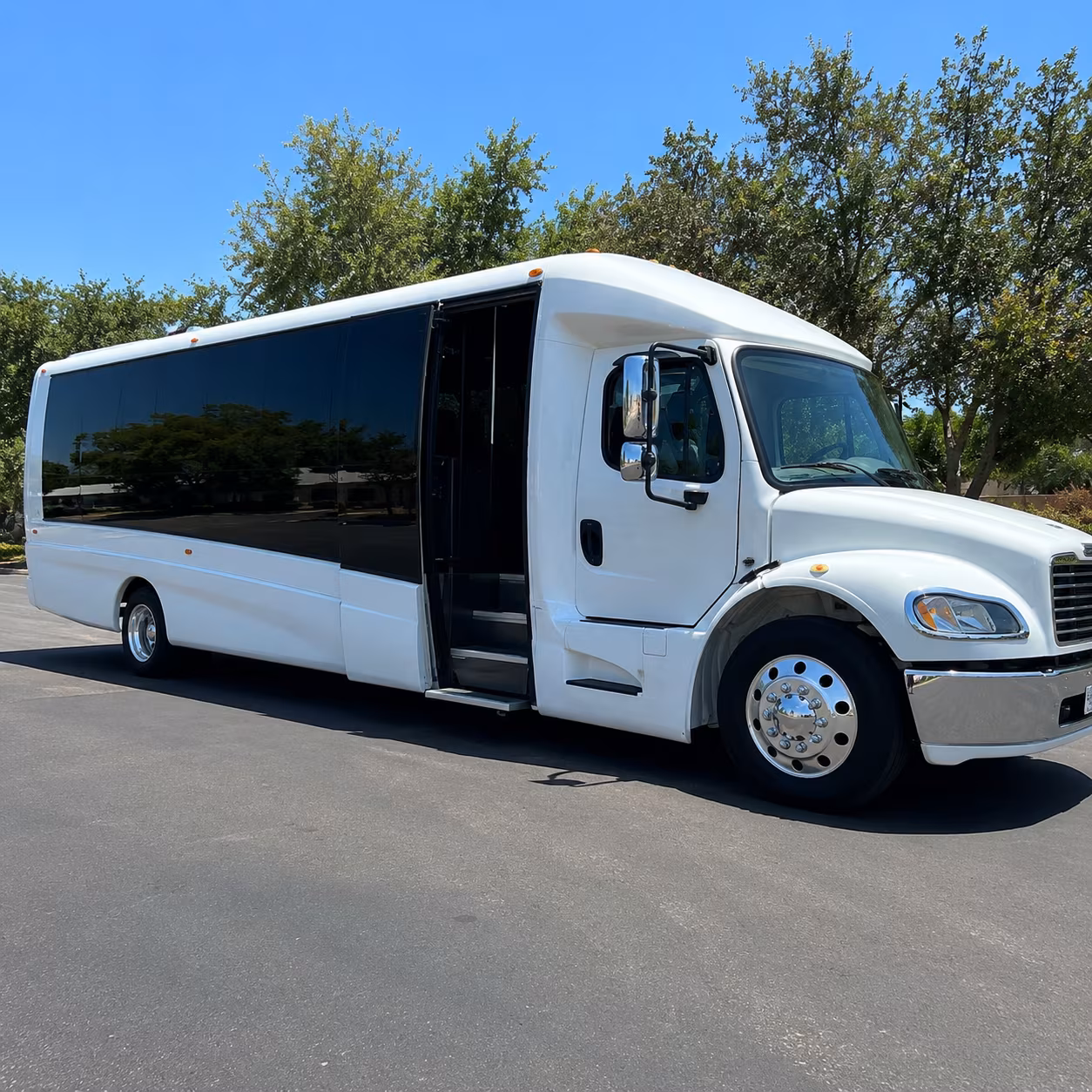 College Station Airport Shuttle & Transportation party bus exterior