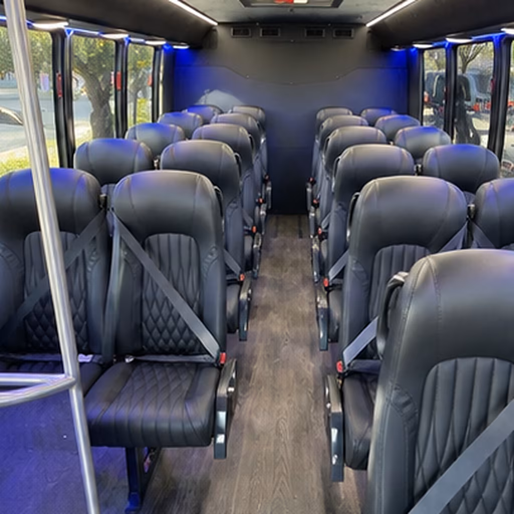 College Station Airport Shuttle & Transportation onboard seating