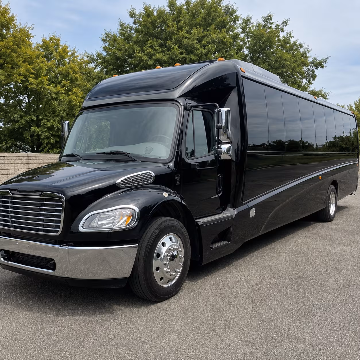College Station Corporate Transportation party bus exterior