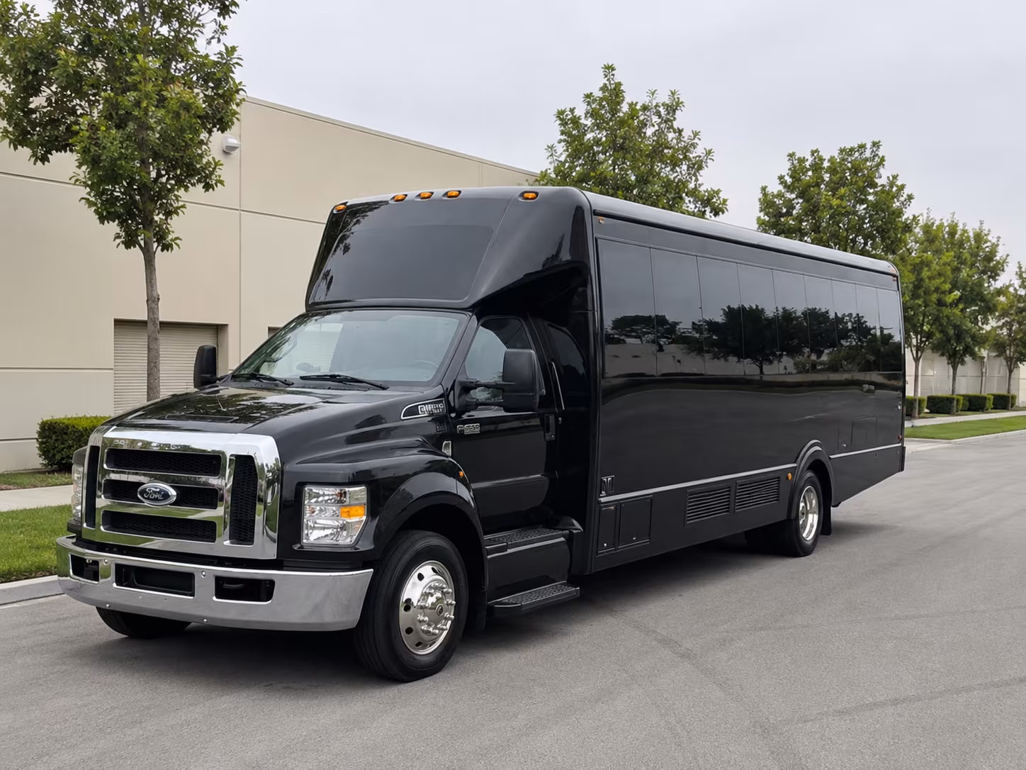 College Station Prom & Homecoming Transportation party bus exterior