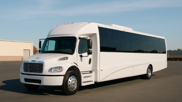 Exterior of Charter Bus Company Temple's 30 Passenger Party Bus in Temple