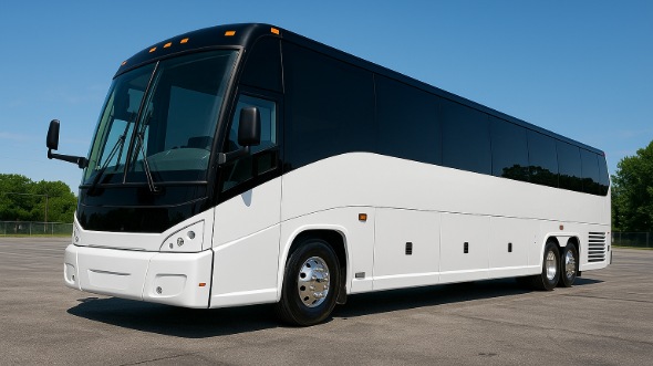 Exterior of Charter Bus Company Georgetown's 40 Passenger Party Bus in Georgetown